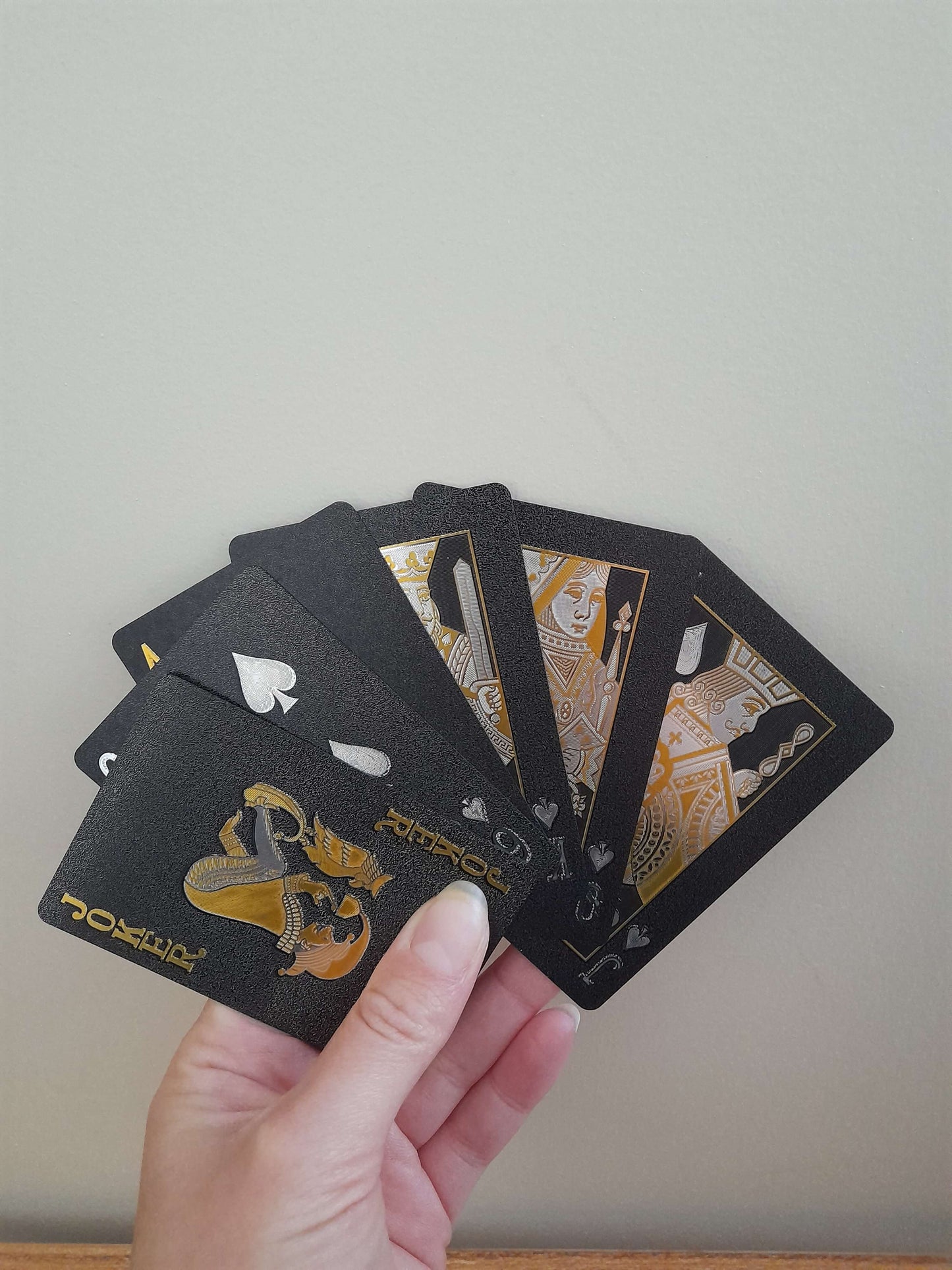 ♣️ Cartes à jouer Noir Or