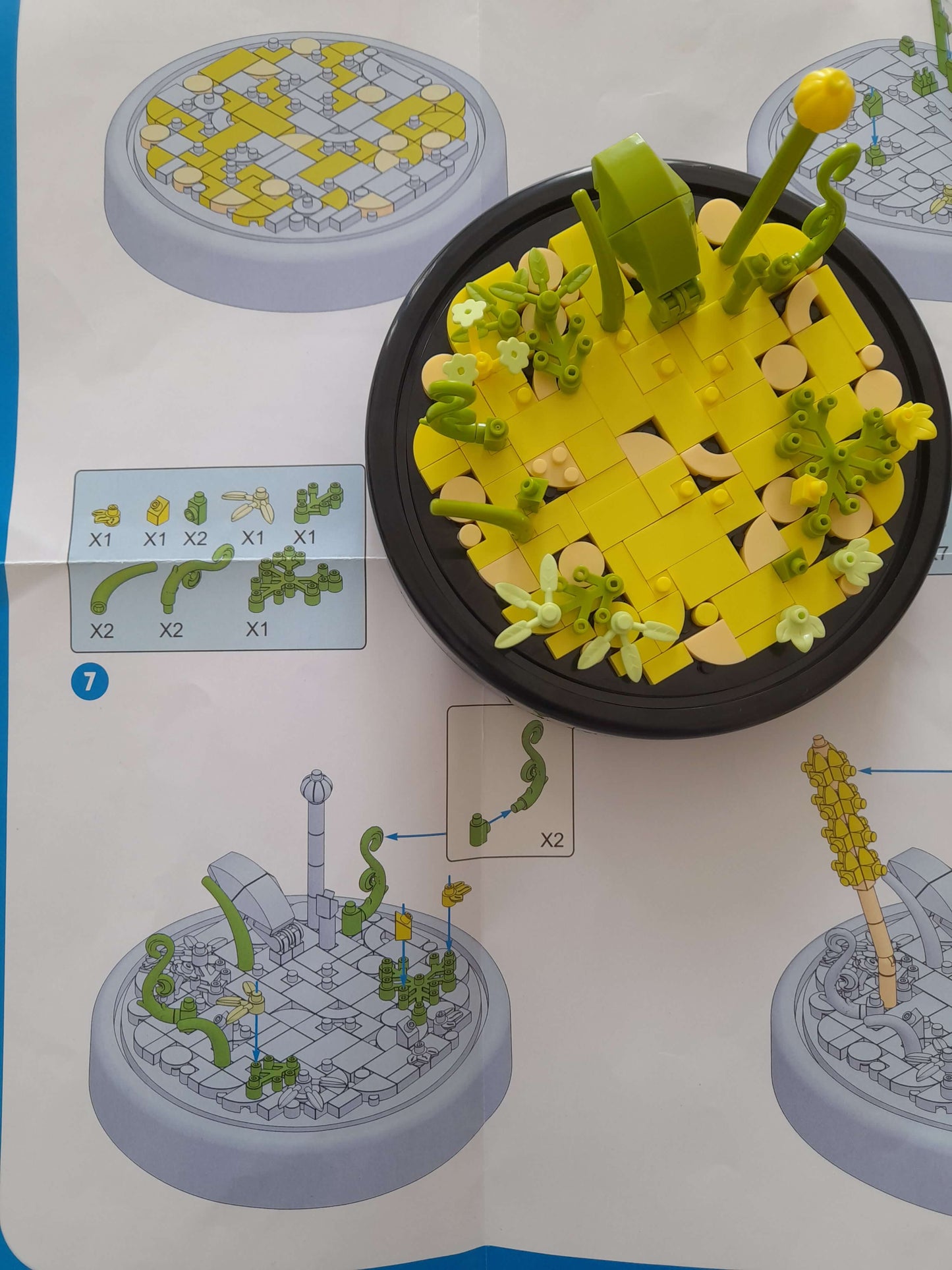 Fleur en particules : Un jardin miniature à construire