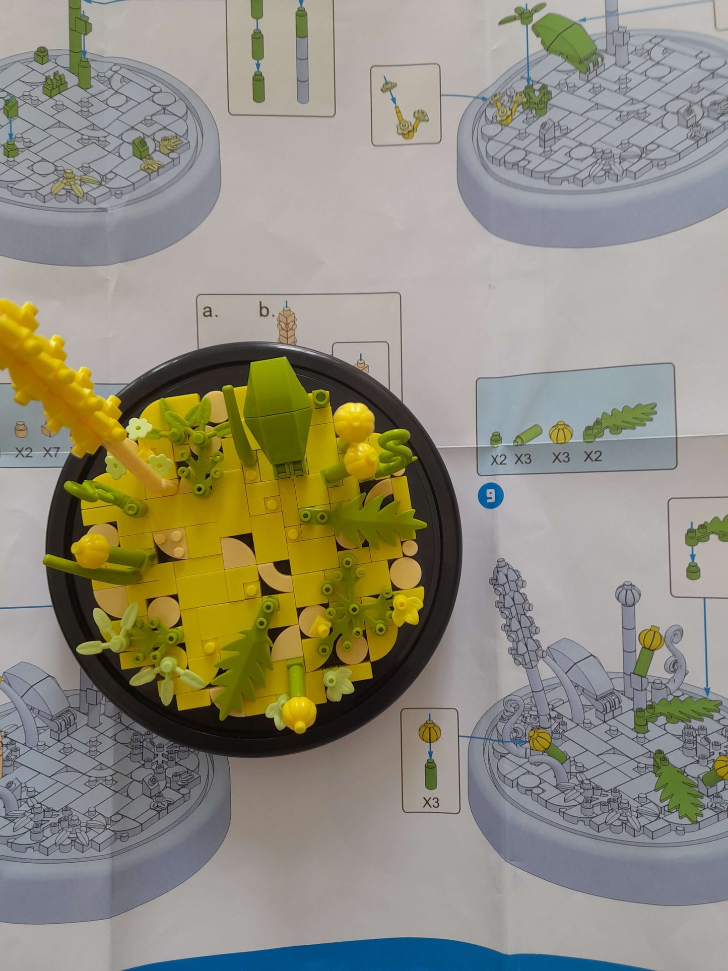 Fleur en particules : Un jardin miniature à construire