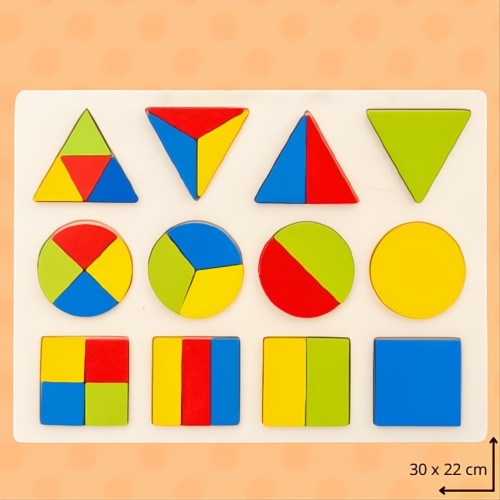 ▶️ Puzzle Montessori Formes et Couleurs