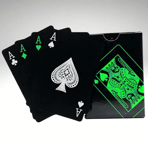 🍀Cartes à Jouer Vertes - InstantJeux