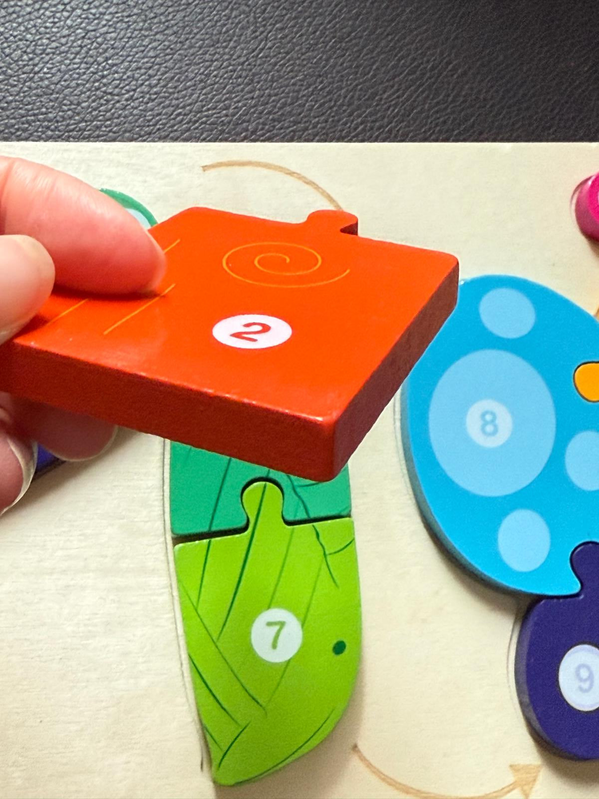 🦆Puzzle Éveil Animaux - Découverte des animaux en bois