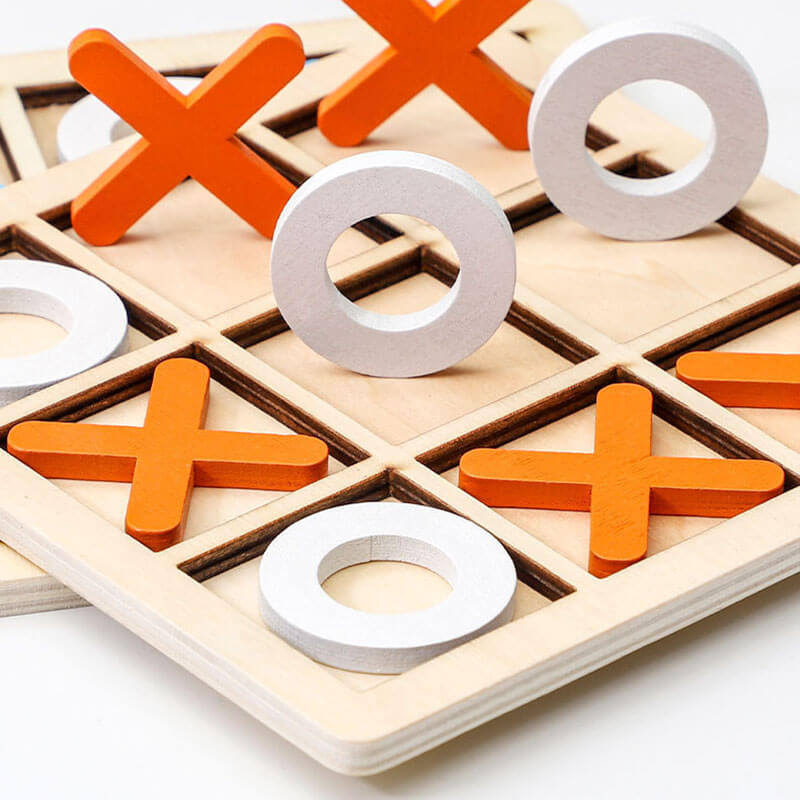 Tic-Tac-Toe en Bois : Le Morpion Classique Réinventé ! - InstantJeux