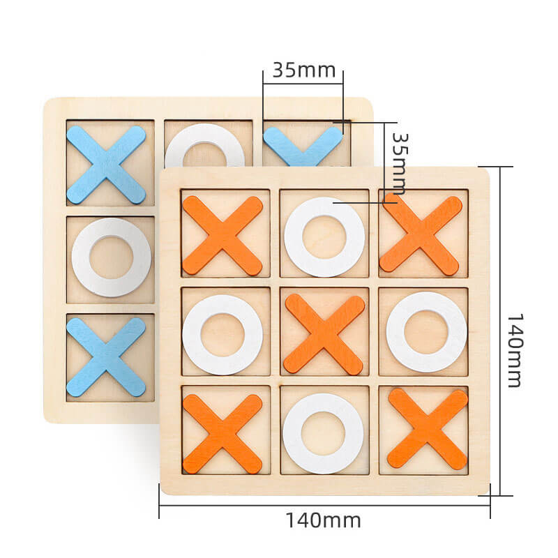 Tic-Tac-Toe en Bois : Le Morpion Classique Réinventé ! - InstantJeux