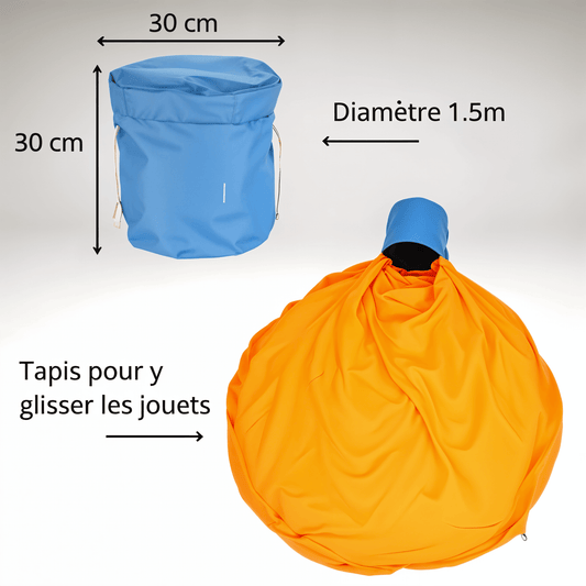 Sac de rangement portable pour jouets d'enfants