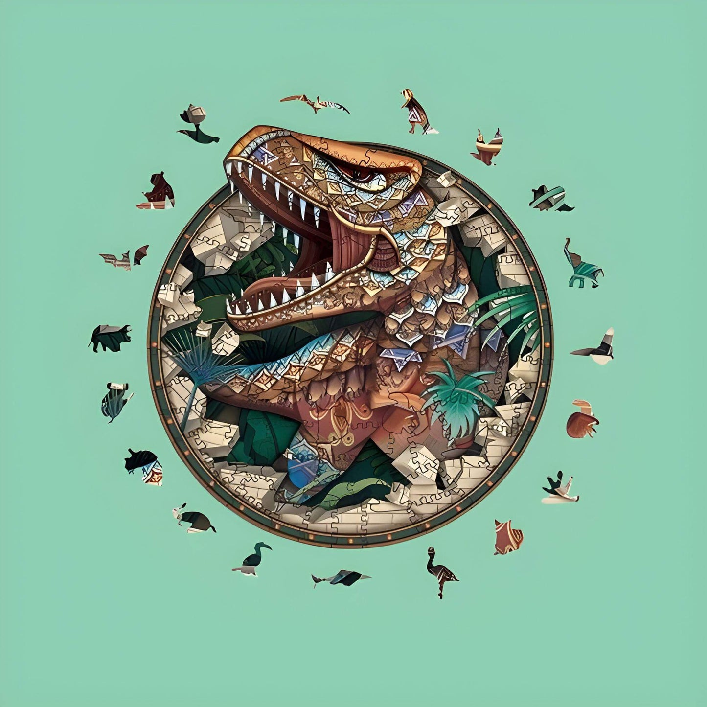 🐦Puzzles Animaux en Bois