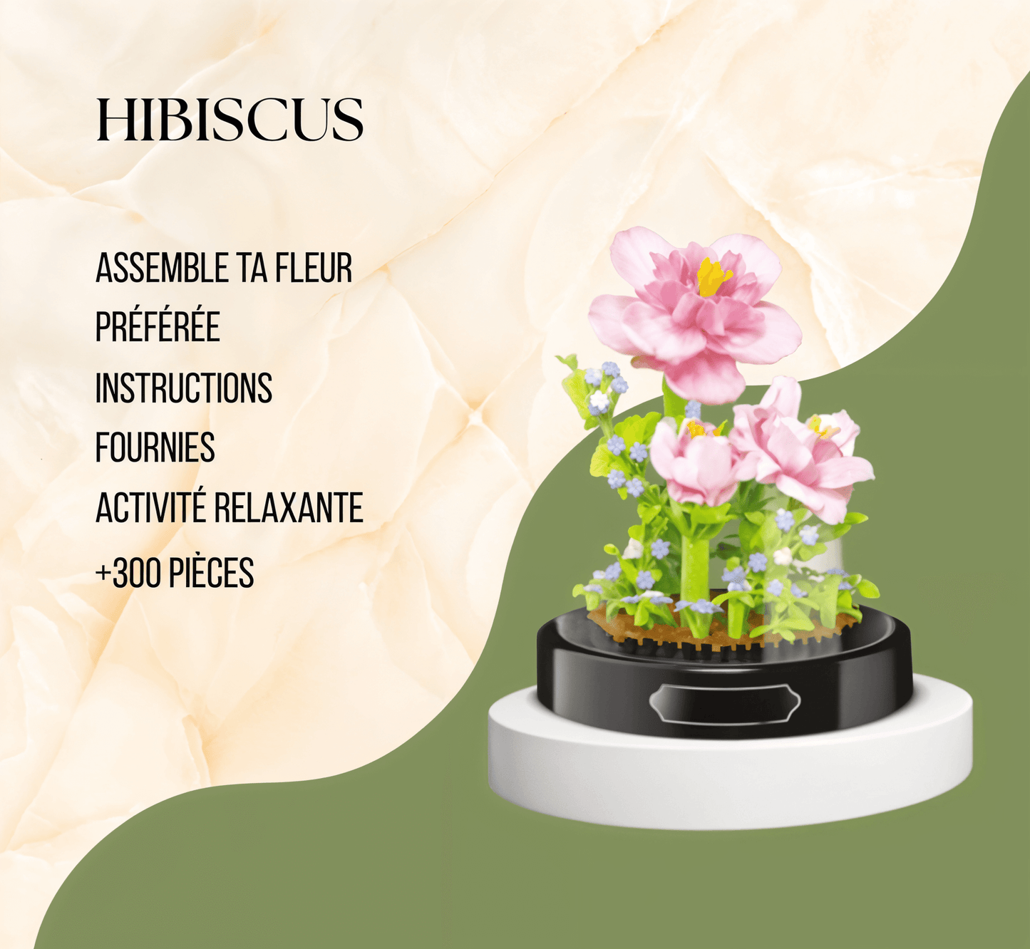 Fleur en particules : Un jardin miniature à construire