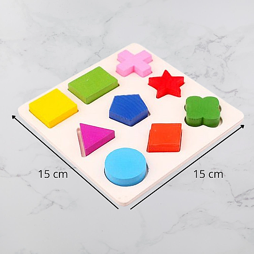 🟨Puzzle Montessori à points - Reconnaissance des formes