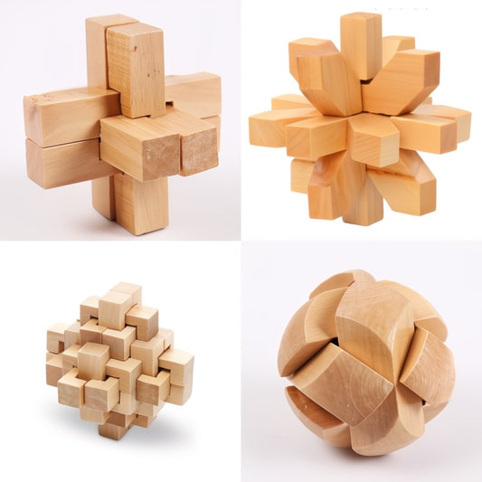 🧒 Casse-tête en bois pour enfants - Jouet éducatif