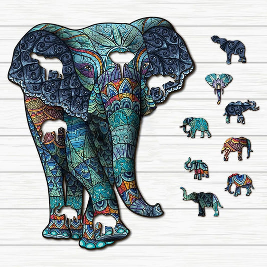 Puzzles animaux sauvages : Eléphant