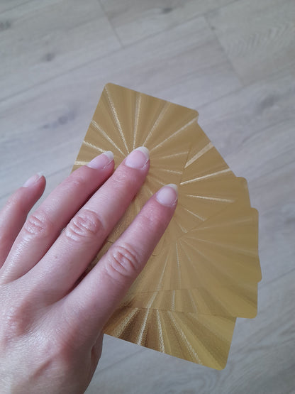 ♠️ Cartes à jouer Or et Argent