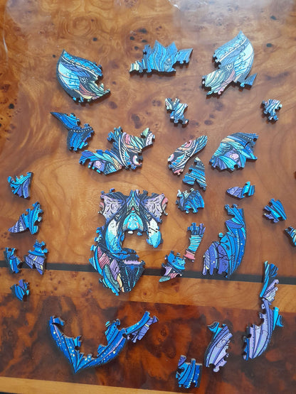 🐦Puzzles Animaux en Bois