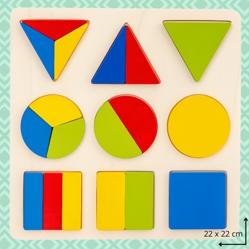 ▶️ Puzzle Montessori Formes et Couleurs