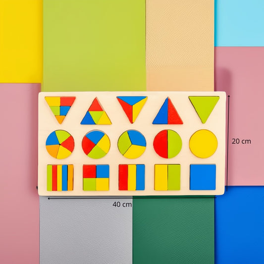 ▶️ Puzzle Montessori Formes et Couleurs