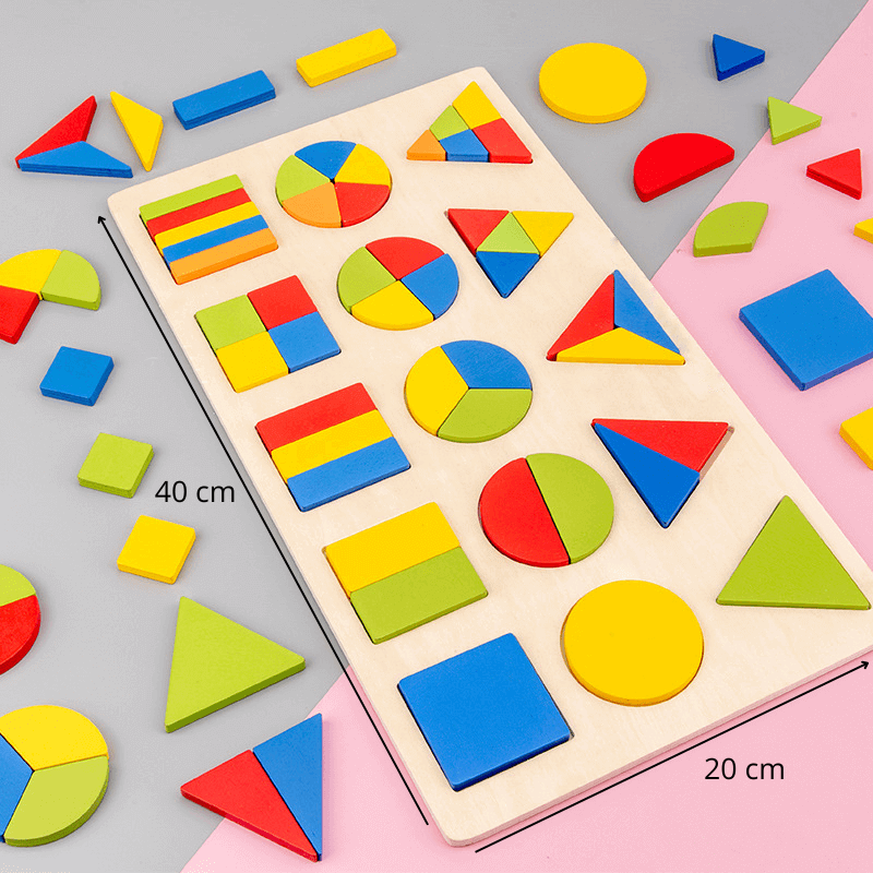 ▶️ Puzzle Montessori Formes et Couleurs - InstantJeux