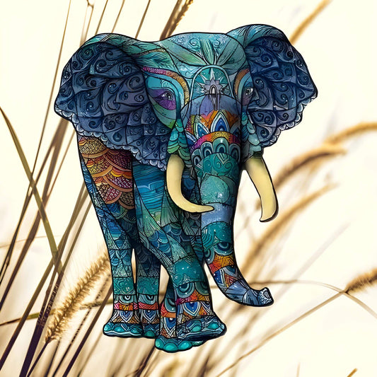 Wild Animal Puzzles: Dinosaur, Cat, Elephant
